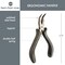 The Beadsmith Chain Nose Pliers with Cutter – Economy Series – 5 inches (127mm) – Comfortable Ergonomic Grip with Double-Leaf Springs and Polished Steel Head – Tool for Jewelry Making